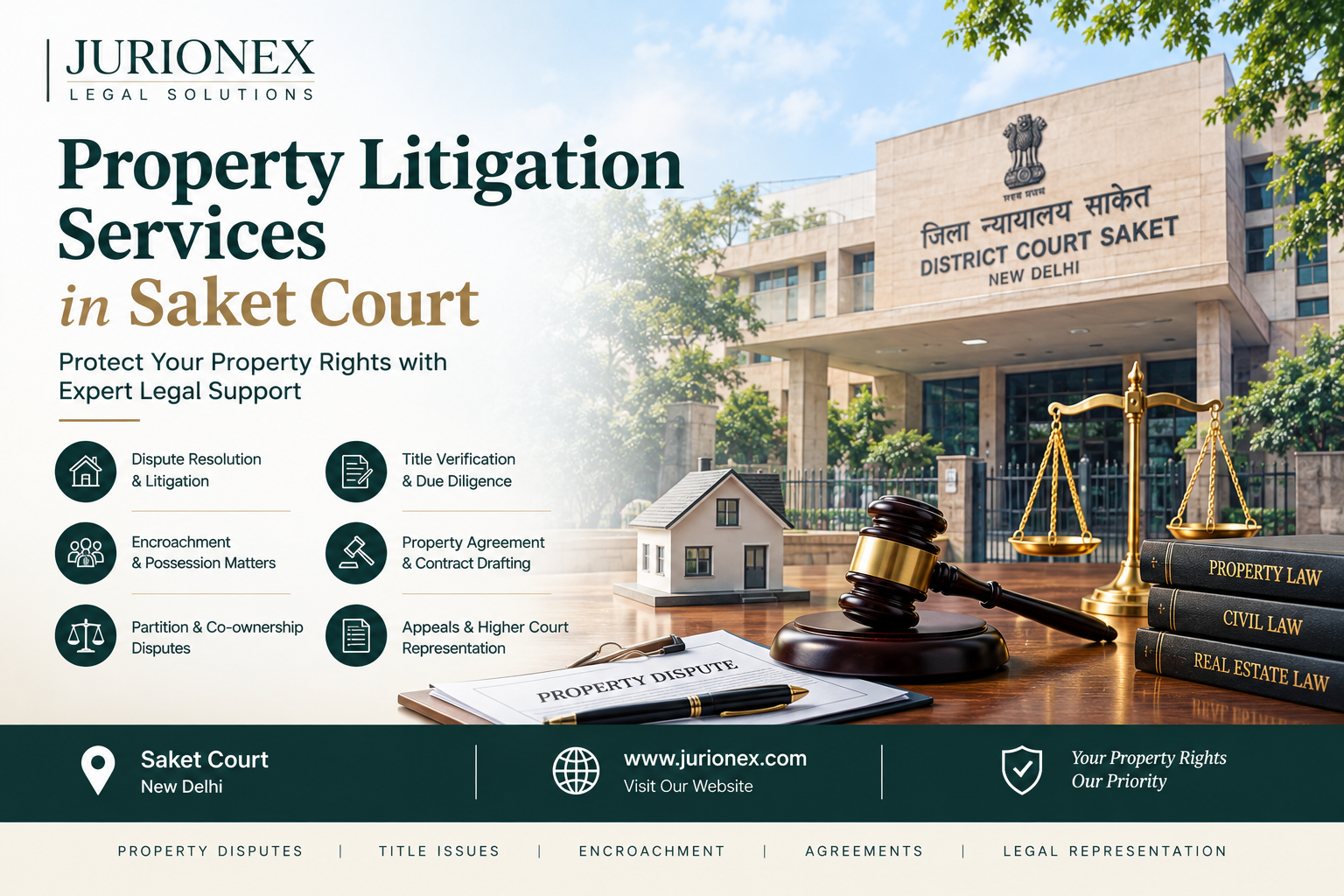 Property Litigation Services in Saket Court
